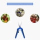 thumbnail image 5 of Tijeras de podar de jardín (paquete de 3), de acero inoxidable, con hojas rectas y afiladas de precisión, ideales para cortar hierbas, flores, plantas, frutas y verduras. (Paquete de 3 unidades)., 5 of 8