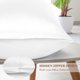 thumbnail image 4 of PiccoCasa 2 Pcs Funda de Almohada de Satén con Cremallera Seda Satinada, King Blanco Nieve, 4 of 6