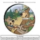 thumbnail image 2 of El show de Oso Yogi Funda para neumático de repuesto de tela Oxford - Tela Oxford 71CM, 2 of 6