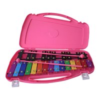 Allegro - Metalófono Cromático De 25 Tonos Rosado + Baqueta Adicional
