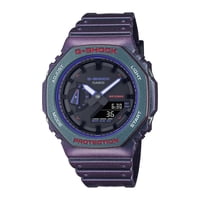 Reloj G-Shock Ga-2100Ah-6Adr Carbono/Resina Hombre Purpura/Verde Purpura