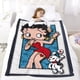 thumbnail image 5 of Betty Boop (2) - Betty Boop (2) anti-pilling, suave, ligera, esponjosa y acogedora de lujo para hogar y cocina – Perfecta para niños y adultos,130X150cm, 5 of 6