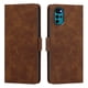 thumbnail image 2 of Funda Billetera Delgada para Motorola Moto E22S 4G con Ranuras y Soporte Marrón, 2 of 6