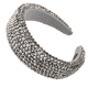 thumbnail image 1 of Diadema ancha con cristales brillantes acolchados y diamantes de imitación para mujer, accesorio para el cabello para fiestas, 1 of 5