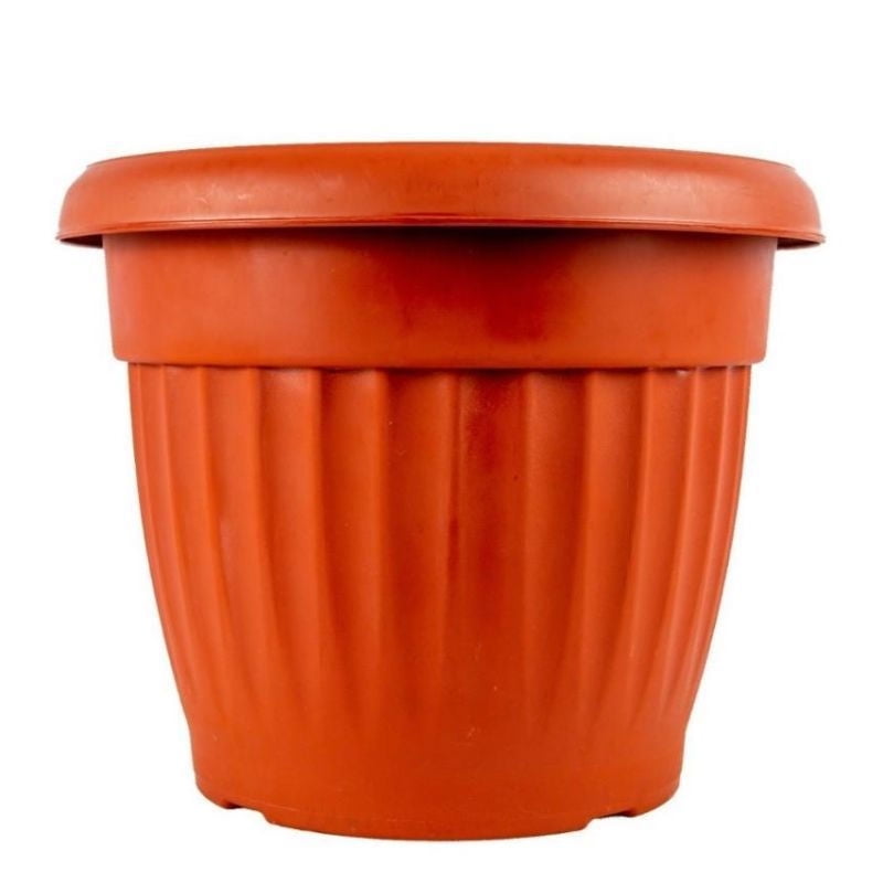 Otras Marcas - Macetero Plástico Redondo Terracota 35 Cm