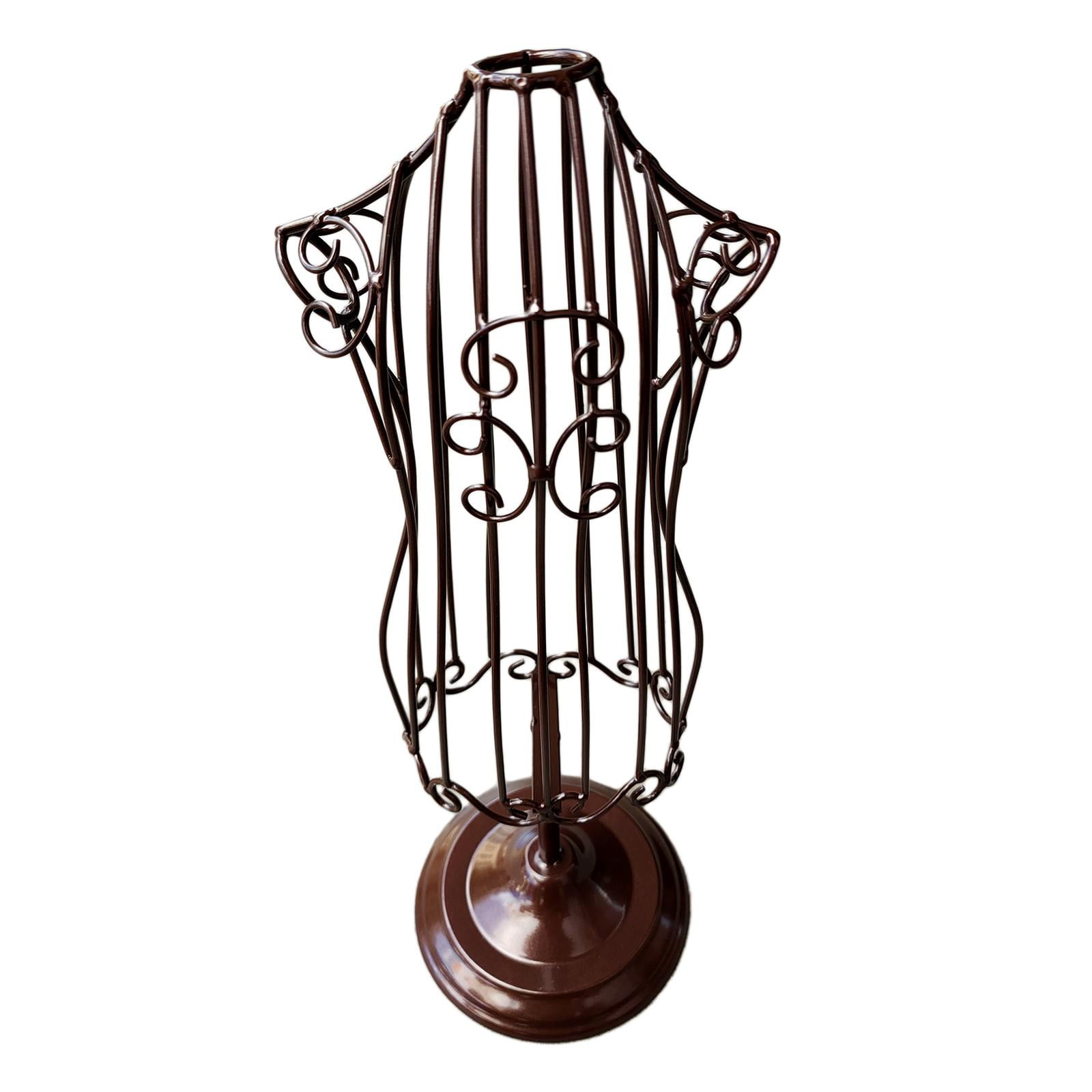 Ioensy - Soporte De Exhibición De Ropa De Perro De Metal Perchas De Soporte Vestido De Mascota Modelo Tienda Bronce