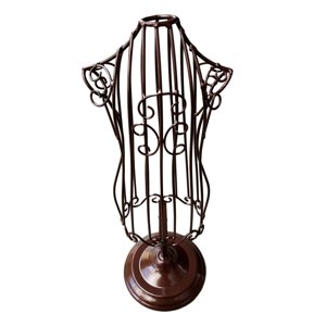 Ioensy - Soporte De Exhibición De Ropa De Perro De Metal Perchas De Soporte Vestido De Mascota Modelo Tienda Bronce