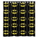 thumbnail image 1 of Cortina de ducha de superhéroe Batman, juego de cortina de baño con ganchos, tamaño 66 x 72 pulgadas, 1 of 3
