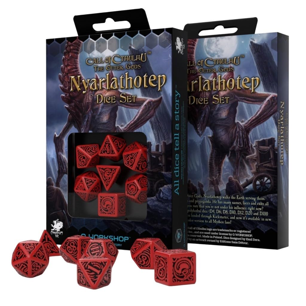 Set De Dados Q-Workshop Call Of Cthulhu Outer Gods: Nyarlathotep
