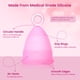 thumbnail image 2 of Copa menstrual TELEWEE de silicona 30 ml/75 ml, 2 of 6