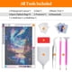 thumbnail image 5 of Kit de arte con diamantes Offito Starry Sky Aurora Lake para adultos, 5 of 9