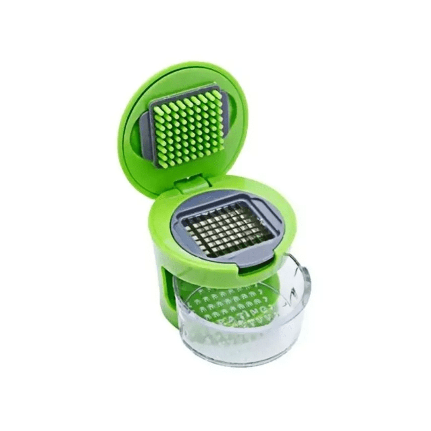 Importclick - Trituradora Picadora Para Ajos Acero Inoxidable 7x7 Cm