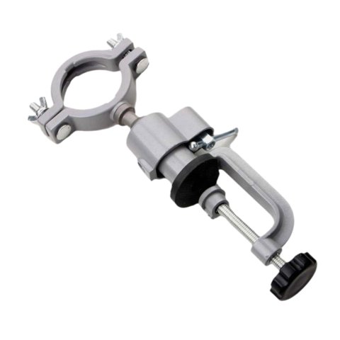 Magideal - Soporte Para Taladro Eléctrico, Soporte Para Amoladora, Tornillo De Banco De Acero Fundido Portátil, Abrazadera De Mesa Pequeña Para Construcción De M