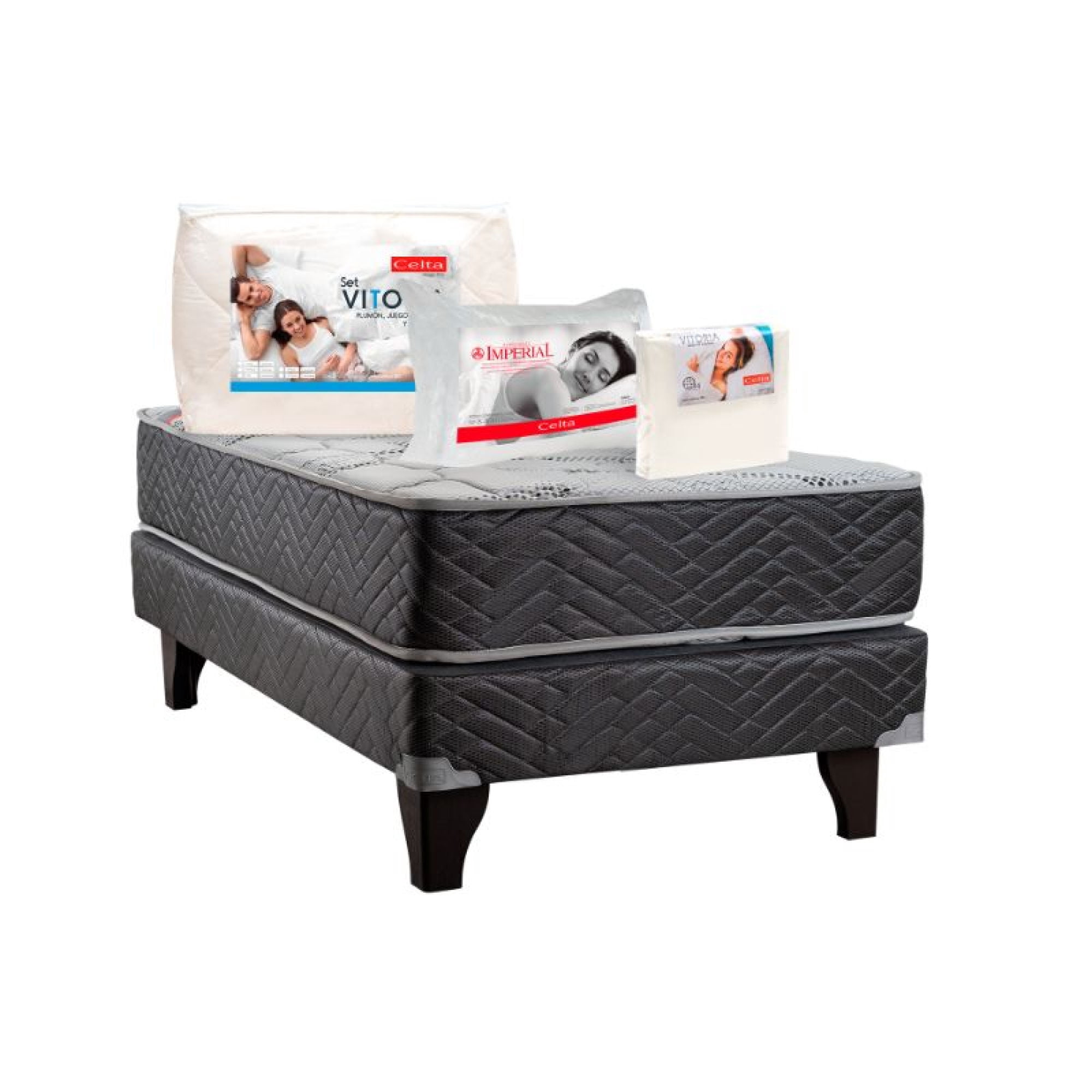 Cama Europea Active 1 Plaza Base Normal