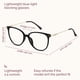 thumbnail image 3 of Gafas Gaoye Fashion con montura redonda en forma de ojo de gato que bloquean la luz azul, 3 of 7