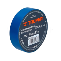 Truper - Huincha Aisladora Plastica 18 Mt Azul