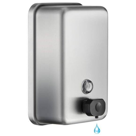 Dispensador de jabón de pared modunful 1100 ml acero inoxidable