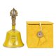 thumbnail image 2 of Campana tibetana Incense Garden de 14 cm, amarilla, nota G, 2 of 6