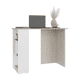 thumbnail image 5 of Escritorio Con Biblioteca Lateral 100X75X45 Cm Gris Y Blanco, 5 of 8