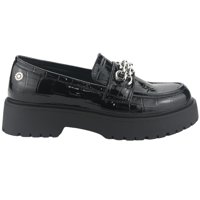 Mocasin Chalada Mujer Lenin-1 Negro Casual