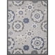 thumbnail image 1 of Alfombra Kas Rugs Calla 6932 gris y azul para interiores y exteriores, 70 cm x 120 cm, 1 of 2