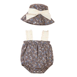 Bothyi - Mameluco De Algodón Para Niñas, Mono Bonito De Verano Para Fotografía De Cumpleaños, Accesorios Para Fiesta De 1 A 3 Meses