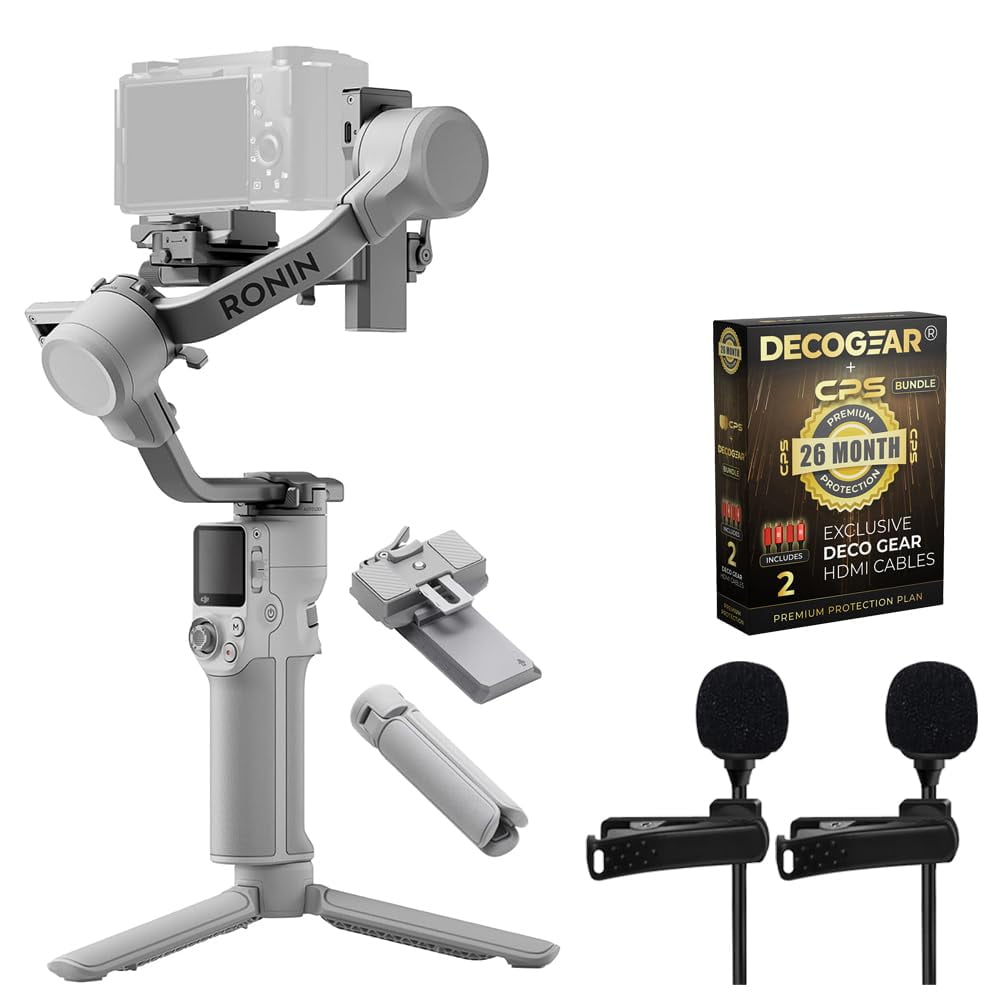 Estabilizador De Cardán Dji Rs 4 Mini Con Micrófono Y Paquete De Protección