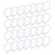 thumbnail image 1 of Uxcell 28 Pcs Anillos de Varilla de Cortina de Metal para Hogar Oficina Cortinas Metal 1.8 pulgadas Blanco, 1 of 5