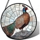 thumbnail image 1 of Colgante ventana vitral gran hamburguesa carne 20cm mono atrapasol puerta jardín cocina exquisito decoración Navidad regalo, 1 of 7