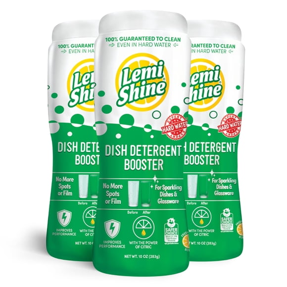 Detergente Para Platos Booster Hard Water Quitamanchas 300 Ml
