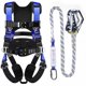 thumbnail image 1 of Arnés de Seguridad WHITEDEW con Cuerda de Seguridad de 2 m Azul, 59‑159 kg, 1 of 8