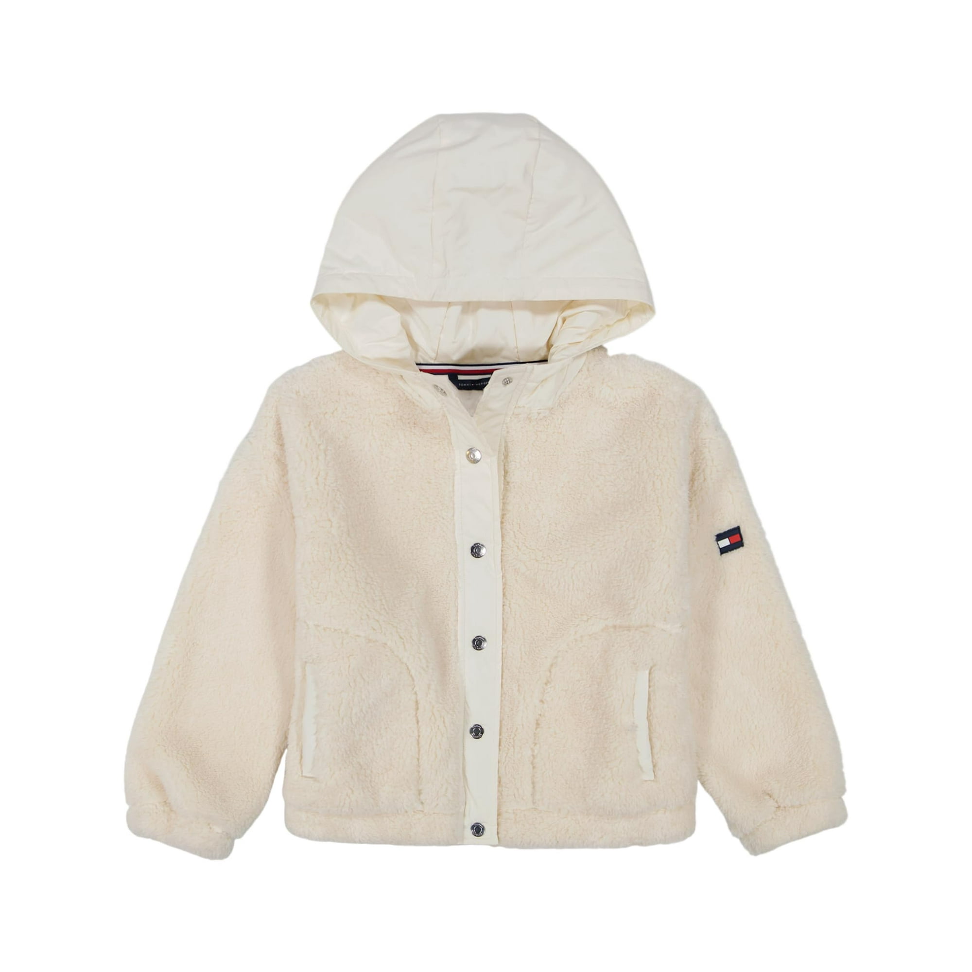 Sudadera Con Capucha Tommy Hilfiger De Forro Polar Con Cierre Completo Para Niñas De 12 A 14 Años