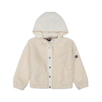 Sudadera Con Capucha Tommy Hilfiger De Forro Polar Con Cierre Completo Para Niñas De 12 A 14 Años