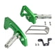 thumbnail image 3 of Reposapiés Traseros Para Motocicleta, Reposapiés De Aluminio Para Kawasaki Klx230, Color Verde, 2 Uds., 3 of 5