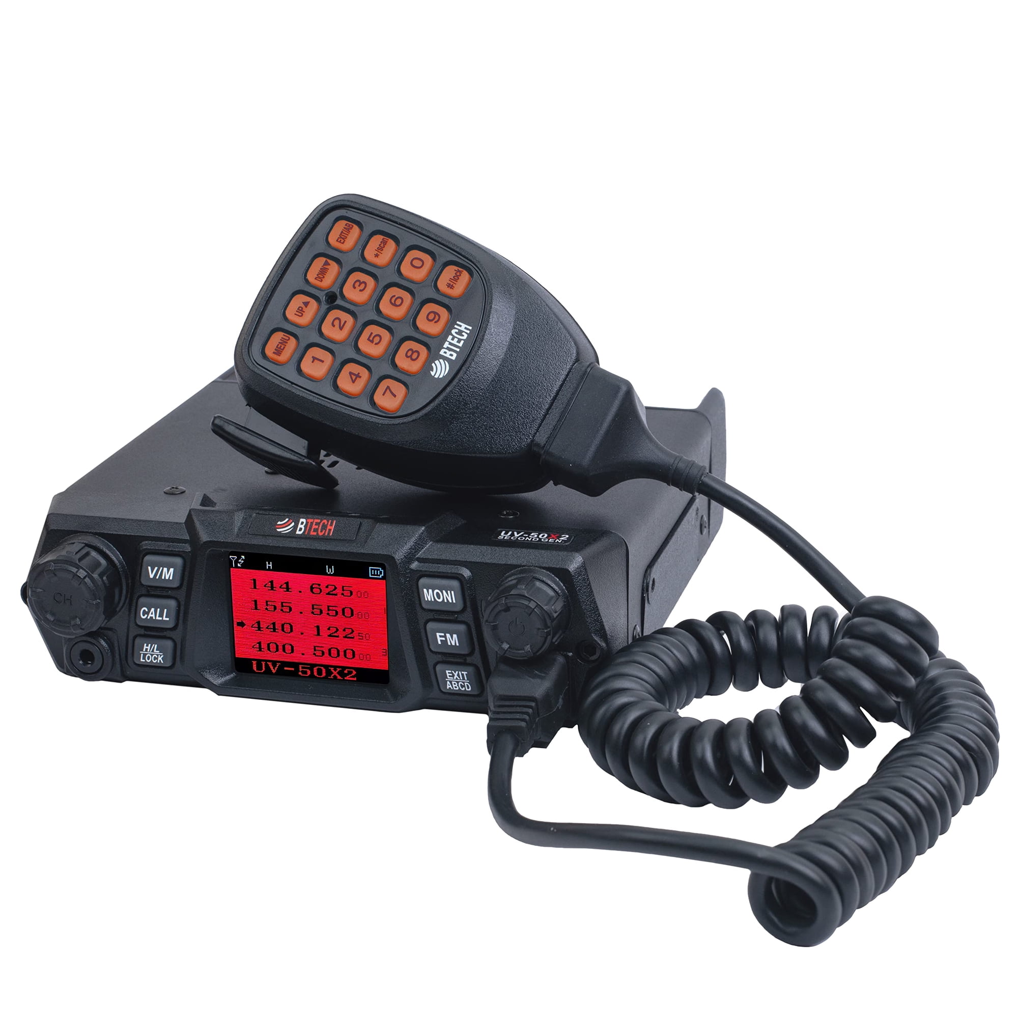 Radio Móvil Btech Uv-50x2 (segunda Generación) De 50 W De Doble Banda