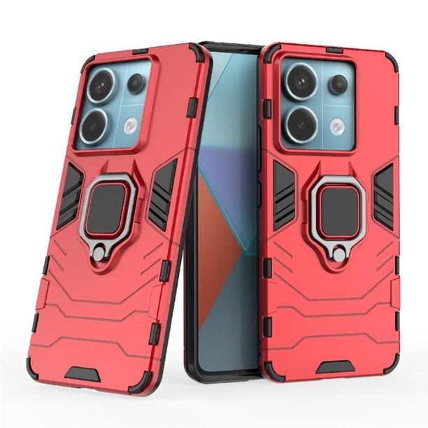 FOXDOCK Funda Antigolpes para Xiaomi Redmi Note 13 Pro 5G – Protección Total con Soporte y Diseño Robusto