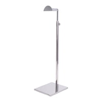 Magideal - Soporte De Exhibición Para Bolsos, Estante De Exhibición Ajustable De Metal Pulido Para Bolsos, Organizador, Soporte Para Bolsas De Almacenamiento Par , Plata Rectangular