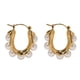 thumbnail image 4 of 1 Par De Aretes Exquisitos Aretes Vintage Simples Para Regalo De Compromiso De Graduación, 4 of 5