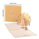 thumbnail image 2 of Surprise Your Loved Ones with a Handmade 3D Pop Up Greeting Card - Hollow Golden Ferris Wheel Design, Perfect for Birthdays and Valentine's Day, 2 of 4