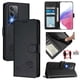 thumbnail image 5 of Funda tipo cartera FOXDOCK para OPPO A80 5G con soporte, ranuras, RFID, diseño de gato, 5 of 5