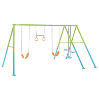Set Columpio De 4 Accesorios Intex Four Feature Swing Set Verde Azul