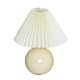 thumbnail image 1 of Decoración De Lámpara Plisada LED Para Dormitorio Oficina Crema Pantalla De Cerámica Crema, 1 of 5