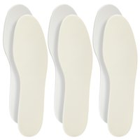 Relleno Para Zapatos Comfwalk, Espuma De Látex De Longitud Completa, 3 Pares