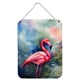 thumbnail image 1 of Letrero Caroline's Treasures con forma de flamenco para colgar en pared o puerta, 30 x 40 cm, 1 of 3