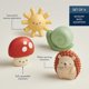 thumbnail image 4 of Juguetes de baño Itzy Ritzy pack de 4 sensoriales con chorros, 4 of 8