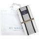 thumbnail image 5 of Bumble Towels - Pack de 6 toallas de 51 cm, algodón, rayas negras, 5 of 6