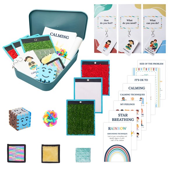 Kit ODOXIA Calm Down Corner – Juguetes Sensoriales y Alfombras