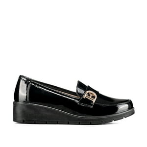 Mocasin Casual Mujer Charol Vintage Comodo Cuña Weide Jml10