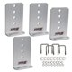 thumbnail image 1 of Juego de 4 soportes en L para litera con soporte vertical para pontones Extreme Max, 1 of 5