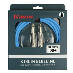 Kirlin - Cable Instrumento Plug-Plug Blueline Bli-201Pfg 3 Mts